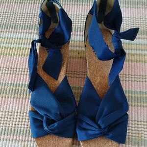 Elegant Blue Women's Sandals